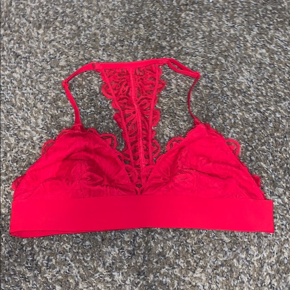 Red VS Pink bralette
